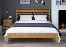 Load image into Gallery viewer, Alba Oak 5&#39; King Size Bed Frame
