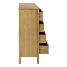 Load image into Gallery viewer, Alba Oak 2 Over 3 Drawer Chest
