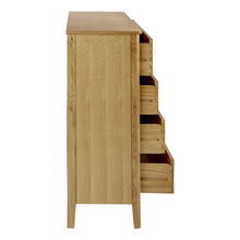 Load image into Gallery viewer, Alba Oak 2 Over 3 Drawer Chest
