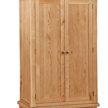 Load image into Gallery viewer, Sidmouth Oak Double Wardrobe With Drawer
