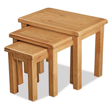 Load image into Gallery viewer, Sidmouth Oak Nest Of Tables
