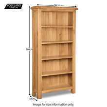 Load image into Gallery viewer, Sidmouth Oak Large Bookcase
