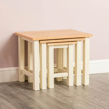 Load image into Gallery viewer, Farrow Cream Nest of Tables
