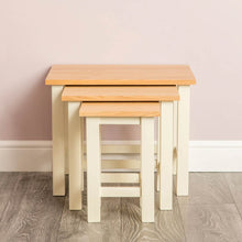 Load image into Gallery viewer, Farrow Cream Nest of Tables
