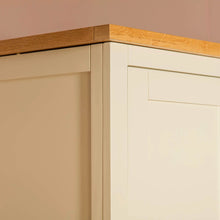 Load image into Gallery viewer, Farrow Cream Triple Wardrobe with Drawers
