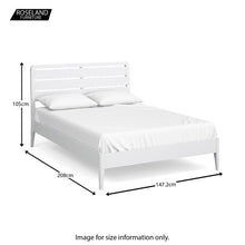 Load image into Gallery viewer, Chester White 4&#39;6&quot; Double Bed Frame
