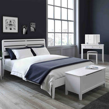 Load image into Gallery viewer, Chester White Blanket Box Ottoman
