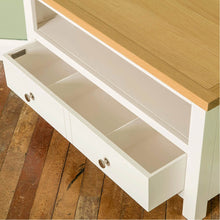 Load image into Gallery viewer, Farrow White Corner TV Stand
