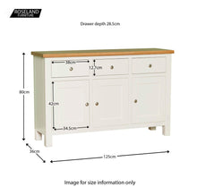 Load image into Gallery viewer, Farrow White Large Sideboard
