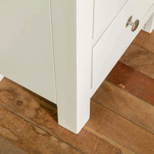 Load image into Gallery viewer, Farrow White 5 Drawer Tallboy Chest
