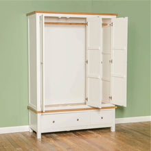 Load image into Gallery viewer, Farrow White Triple Wardrobe
