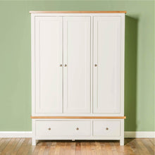Load image into Gallery viewer, Farrow White Triple Wardrobe
