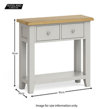 Load image into Gallery viewer, Lundy Grey Console Table
