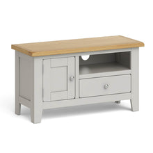 Load image into Gallery viewer, Lundy Grey 90cm Small TV Stand
