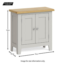 Load image into Gallery viewer, Lundy Grey Mini Cabinet
