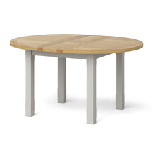 Load image into Gallery viewer, Lundy Grey Round Extending Dining Table
