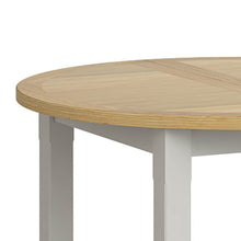 Load image into Gallery viewer, Lundy Grey Round Extending Dining Table
