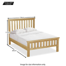 Load image into Gallery viewer, Lanner Oak 4'0ft Bed
