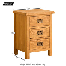 Load image into Gallery viewer, Lanner Oak Bedside Table
