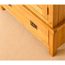 Load image into Gallery viewer, Lanner Oak Double Wardrobe &amp; Drawer
