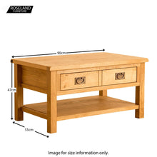 Load image into Gallery viewer, Lanner Oak Coffee Table
