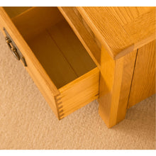 Load image into Gallery viewer, Lanner Oak Corner TV Stand
