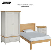 Load image into Gallery viewer, Farrow Grey 4' Bed Set
