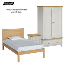 Load image into Gallery viewer, Farrow Grey 4' Bed Set
