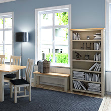 Load image into Gallery viewer, Padstow Grey Lift Top Drawleaf Table 120-200cm
