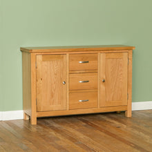 Load image into Gallery viewer, London Oak 3 Drawer Sideboard
