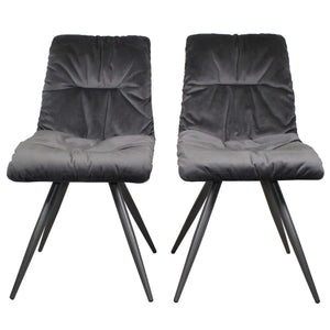 Addison Velvet Chair - Set of 2 Chairs