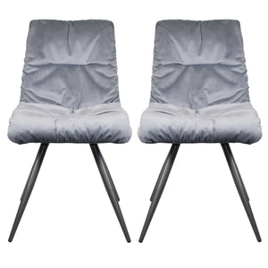 Addison Velvet Chair - Set of 2 Chairs