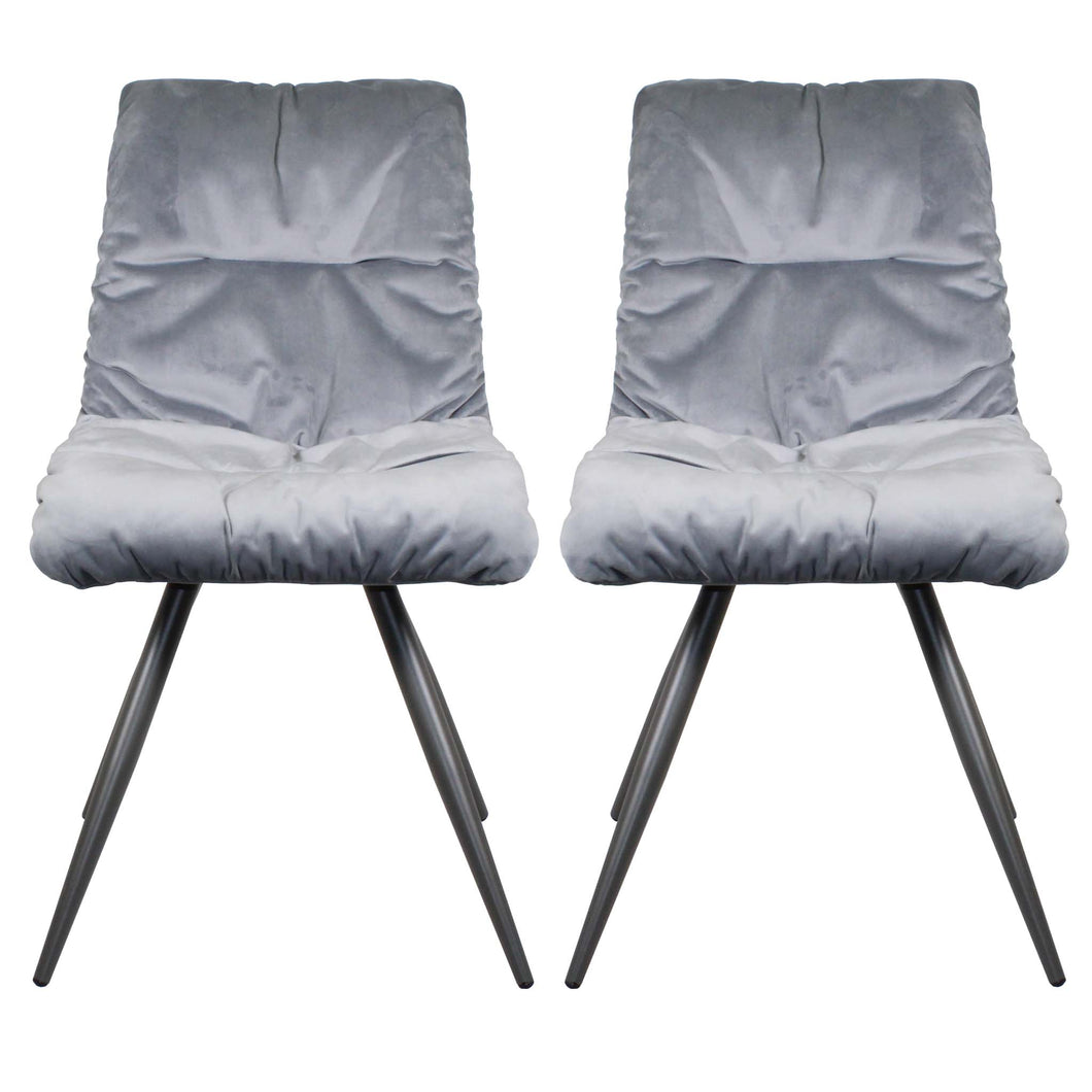 Addison Velvet Chair - Set of 2 Chairs
