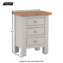 Load image into Gallery viewer, Charlestown Grey Bedside Table
