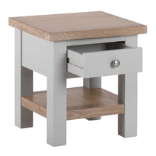 Load image into Gallery viewer, Charlestown Grey Side Table with Drawer
