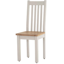 Load image into Gallery viewer, Charlestown Grey Dining Chair with Timber Seat
