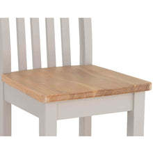 Load image into Gallery viewer, Charlestown Grey Dining Chair with Timber Seat
