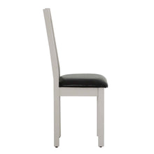 Load image into Gallery viewer, Charlestown Grey Dining Chair with Faux Leather Seat
