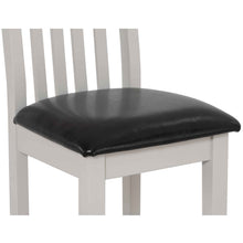Load image into Gallery viewer, Charlestown Grey Dining Chair with Faux Leather Seat

