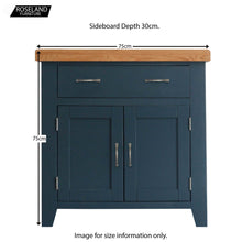 Load image into Gallery viewer, Chatsworth Blue Mini Sideboard
