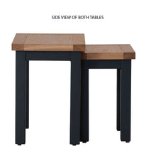 Load image into Gallery viewer, Charlestown Black Nest of 2 Tables
