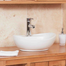 Load image into Gallery viewer, Mobel Oak Bathroom 2-Door Round Sink Unit
