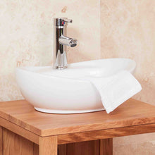 Load image into Gallery viewer, Mobel Oak Bathroom Single Door Round Sink Unit
