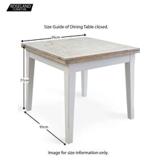Load image into Gallery viewer, Signature Grey 95-190cm Square Extending Dining Table
