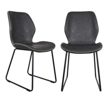 Load image into Gallery viewer, Denver Dining Chair with Black Legs - Set of 2 Chairs
