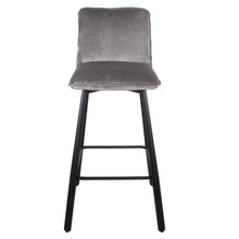 Load image into Gallery viewer, Whitney Velvet Bar Stool - Set of 2 Stools
