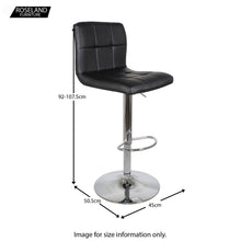 Load image into Gallery viewer, Elton Adjustable Bar Stools - Set of 2
