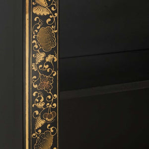 The Nine Schools Oriental Black Bookcase