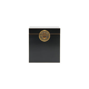 The Nine Schools Qing Black and Gilt Trunk