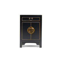 Load image into Gallery viewer, The Nine Schools Qing Black and Gilt Small Cabinet
